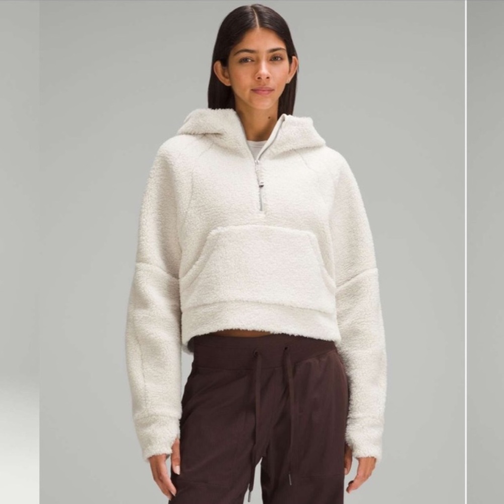 Lululemon Scuba Sherpa 1/2 Zip Crop - XS/S RARE NWOT